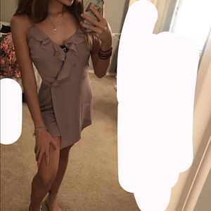 mauve shorts romper
